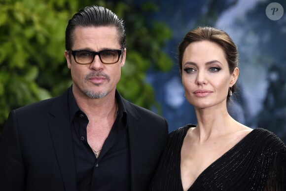 Brad Pitt et Angelina Jolie en mai 2014.
