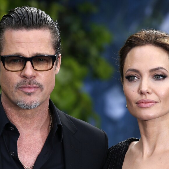 Brad Pitt et Angelina Jolie en mai 2014.