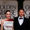 Angelina Jolie et Brad Pitt en janvier 2012 lors des Golden Globes.