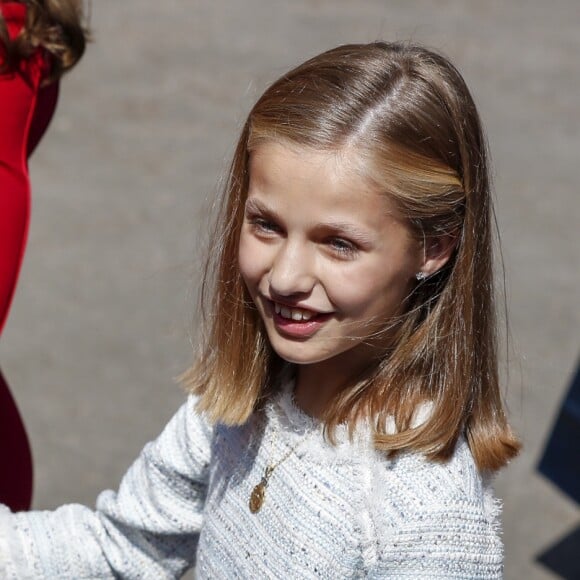 Le roi Felipe VI d'Espagne, la reine Letizia et leurs filles la princesse Leonor des Asturies et l'infante Sofia ont célébré le centenaire du couronnement canonique de la Vierge de Covadonga  le 8 septembre 2018 à Cangas de Onis. Il s'agissait de la première visite officielle de la princesse Leonor dans le royaume des Asturies, une manère d'étrenner officiellement son titre d'héritière, 41 ans après son père.