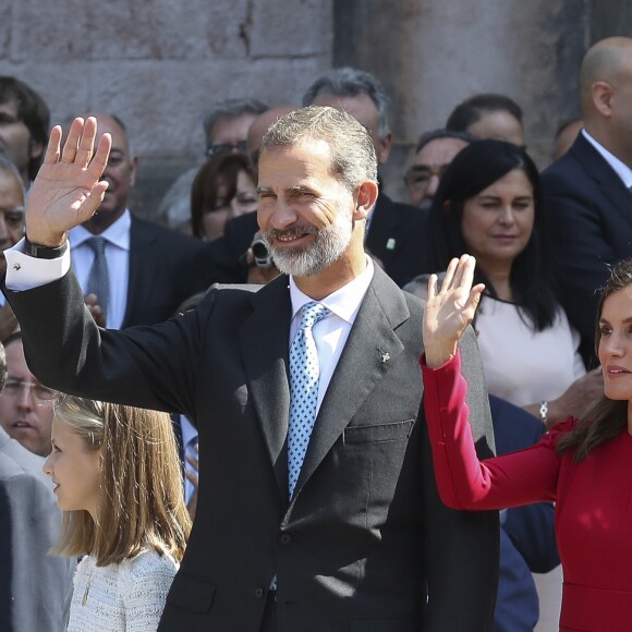 Le roi Felipe VI d'Espagne, la reine Letizia et leurs filles la princesse Leonor des Asturies et l'infante Sofia ont célébré le centenaire du couronnement canonique de la Vierge de Covadonga  le 8 septembre 2018 à Cangas de Onis. Il s'agissait de la première visite officielle de la princesse Leonor dans le royaume des Asturies, une manère d'étrenner officiellement son titre d'héritière, 41 ans après son père.