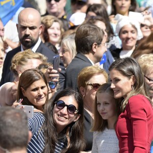 Le roi Felipe VI d'Espagne, la reine Letizia et leurs filles la princesse Leonor des Asturies et l'infante Sofia ont célébré le centenaire du couronnement canonique de la Vierge de Covadonga  le 8 septembre 2018 à Cangas de Onis. Il s'agissait de la première visite officielle de la princesse Leonor dans le royaume des Asturies, une manère d'étrenner officiellement son titre d'héritière, 41 ans après son père.