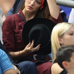 Rachel Legrain-Trapani (compagne de B.Pavard) dans les tribunes lors de la Ligue des nations opposant la France aux Pays-Bas, au Stade de France, à Saint-Denis, Seine Saint-Denis, France, le 9 septembre 2018. La France a gagné 2-1. © Cyril Moreau/Bestimage