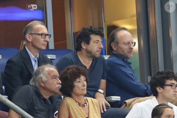 Patrick Bruel dans les tribunes lors de la Ligue des nations opposant la France aux Pays-Bas, au Stade de France, à Saint-Denis, Seine Saint-Denis, France, le 9 septembre 2018. La France a gagné 2-1. © Cyril Moreau/Bestimage