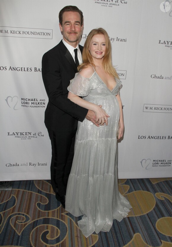James Van Der Beek et sa femme Kimberly Brook enceinte à la soirée Ballet Gala 2018 à l'hôtel Beverly Wilshire à Beverly Hills, le 24 février 2018.