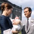 La reine Margrethe II de Danemark et le prince Henrik en juin 1968 après la naissance de leur fils le prince Frederik. © Pedersen Peer/PolFoto/ABACA