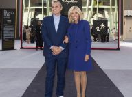 Brigitte Macron : Ensemble bleu marine chic pour la Biennale Paris