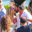Denise Richards et Aaron Phypers se sont mariés lors d'une petite cérémonie entourés d'amis et de quelques membres de leur famille à Malibu. le 8 septembre 2018.