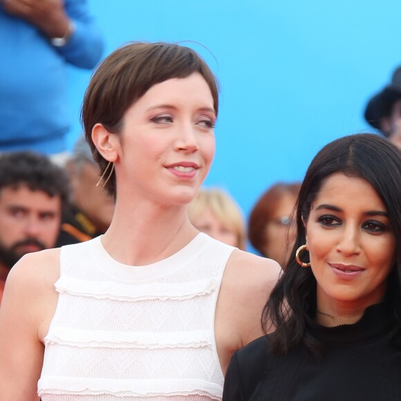 Sara Giraudeau et Leila Bekhti - Arrivées à la cérémonie de clôture du 44ème Festival du Film Américain de Deauville. Le 8 septembre 2018.