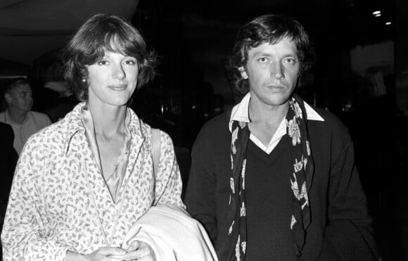 Anny Duperey et Bernard Giraudeau. Le 29/10/1979.