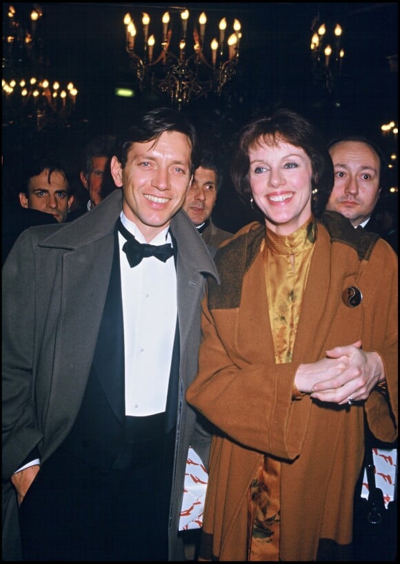 Anny Duperey et Bernard Giraudeau aux César 1985.
