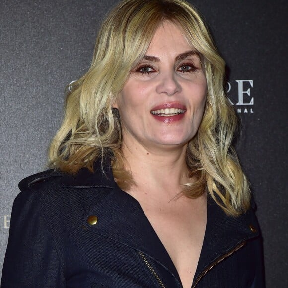 Emmanuelle Seigner - Cocktail lors de la soirée de lancement de "Signature Internationale", lors de la fashion week, au Plaza Athénée à Paris, le 8 mars 2015.