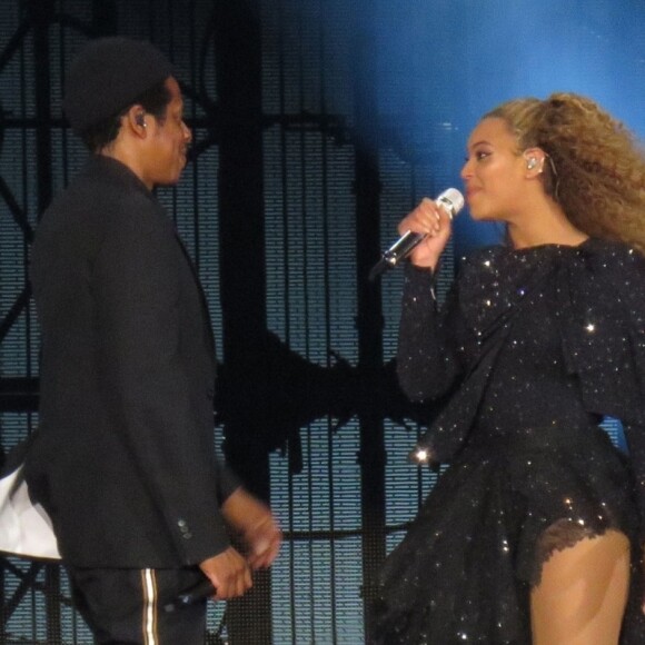 Beyoncé et JAY-Z en concert à Cardiff pour leur tournée "On the Run Tour II" le 6 juin 2018.