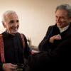 Exclusif - Michel Drucker - Charles Aznavour en concert à l'Accorhotels Arena à Paris. Le 13 décembre 2017 © Cyril Moreau / Bestimage