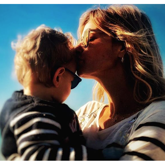Ingrid Chauvin et son fils Tom - Instagram @Ingridchauvinofficiel, 7 février 2018