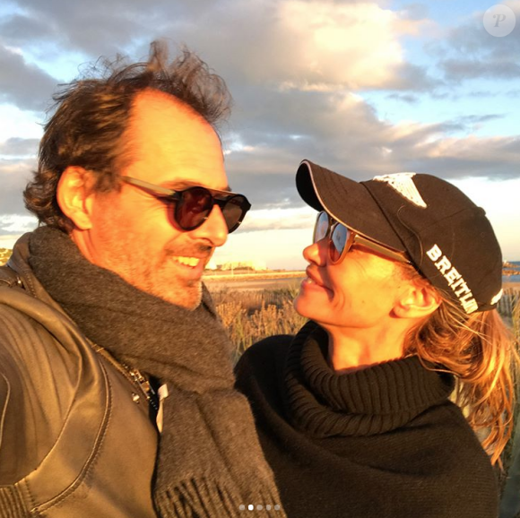Ingrid Chauvin et son mari Thierry Peythieu - Instagram @Ingridchauvinofficiel, 22 octobre 2017