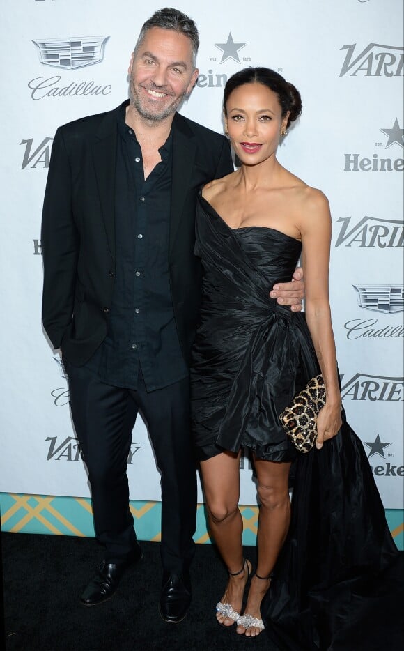 Thandie Newton et son mari Ol Parker - Les célébrités assistent à la soirée "Variety Women in Film" à Los Angeles le 15 septembre 2018.