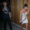 Kourtney Kardashian est allée diner et faire la fête à The Nice Guy avec Luka Sabbat à Los Angeles, le 14 septembre 2018