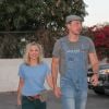 Exclusif - Kristen Bell et son mari Dax Shepard arrivent au spectacle de Ellen DeGeneres au théâtre The Largo à West Hollywood le 2 août 2018.