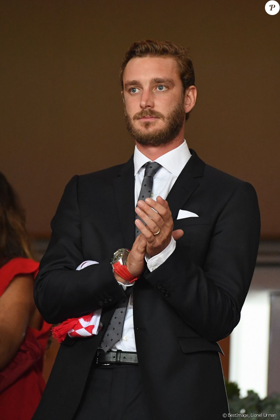 Pierre Casiraghi - Match de football entre l'AS Monaco et l'Atlético de ...