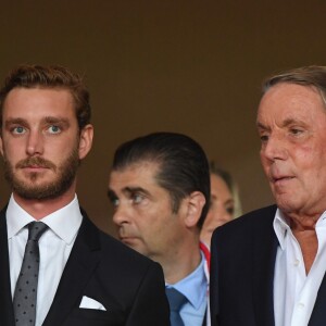 Pierre Casiraghi - Match de football entre l'AS Monaco et l'Atlético de Madrid lors de la 1ère journée de Ligue des champions au stade Louis-II à Monaco le 18 septembre 2018. L'Atlético de Madrid a battu l'AS Monaco sur le score de 2 buts à 1. © Lionel Urman/Bestimage