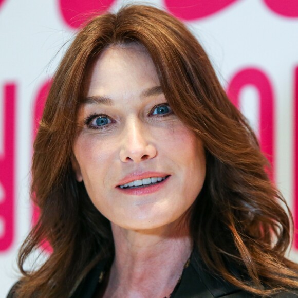 Carla Bruni Sarkozy lors de la finale du "2018 Miss Russkoye Radio beauty" à Moscou. Le 31 mai 2018.