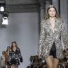 Gigi Hadid, défilé Roberto Cavalli lors de la Fashion Week de Milan prêt-à-porter printemps/été 2019 le 22 septembre 2018.