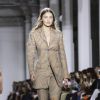 Gigi Hadid, défilé Roberto Cavalli lors de la Fashion Week de Milan prêt-à-porter printemps/été 2019 le 22 septembre 2018.