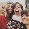 Fauve Hautot, Christophe Licata, Coralie Licata et Katrina Patchett en tournée DALS - Instagram, 17 juillet 2018