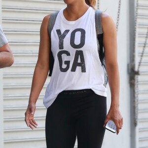 Exclusif - Halle Berry est allée visiter le Theatre Centre de Los Angeles avec un ami, le 15 juillet 2018