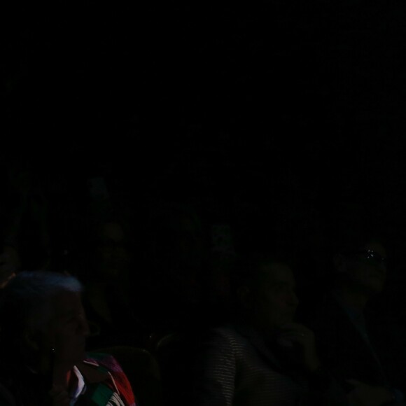 Jane Birkin chante au défilé Gucci, collection printemps/été 2019 au Palace à Paris, France, le 24 septembre 2018.