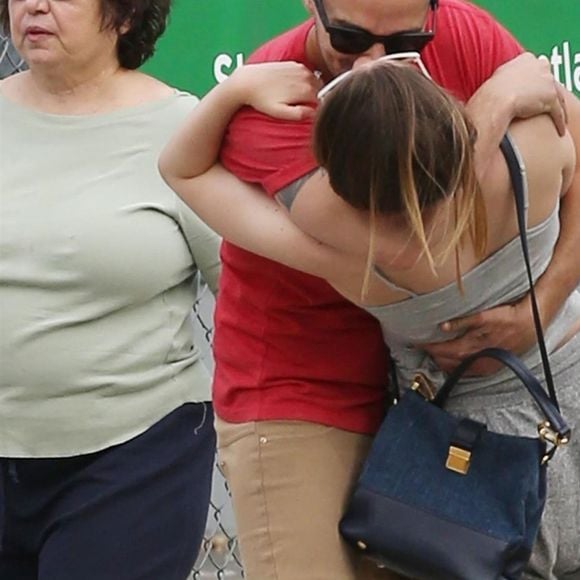 Exclusif - Shia LaBeouf et Mia Goth passent la journée dans une fête foraine à Encino le 7 mai 2018.