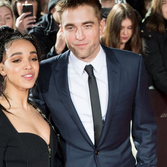 Robert Pattinson et FKA Twigs à la première de "The Lost City of Z" à Londres, le 16 février 2017. © Ray Tang via Zuma Press/Bestimage