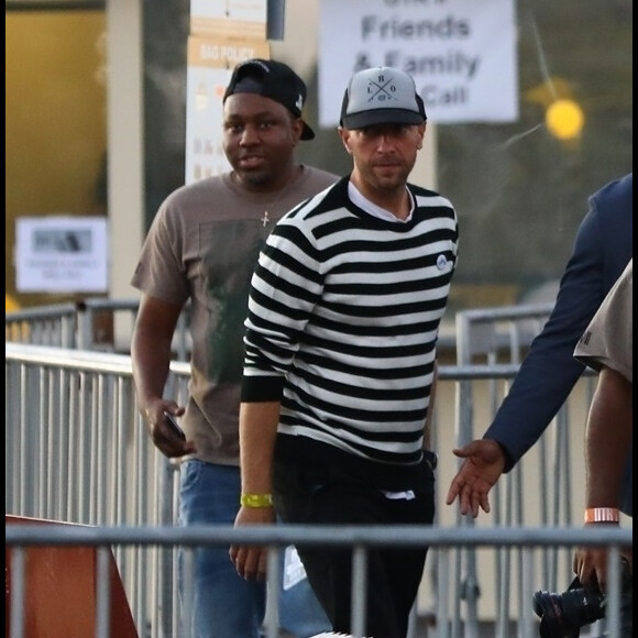 Chris Martin - Exclusif - Les célébrités sont allées assister au concert de Jay Z et Beyonce à Pasadena, le 23 septembre 2018.