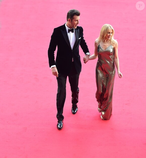 Kylie Minogue et son compagnon Paul Solomons - soirée GQ Men of the Year Awards 2018 à Londres, le 5 septembre 2018.
