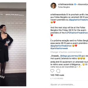 Cristina Cordula s'affiche sexy en vidéo sur Instagram, le 26 septembre 2018.