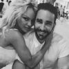 Pamela Anderson publie une photo d'elle et Adil Rami sur Instagram le 27 septembre 2018.