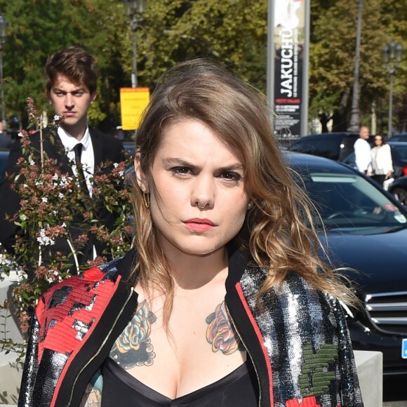 Coeur de Pirate - Défilé Elie Saab PAP femme printemps / été 2019 au Grand Palais à Paris le 29 septembre 2018. © Agence/Bestimage