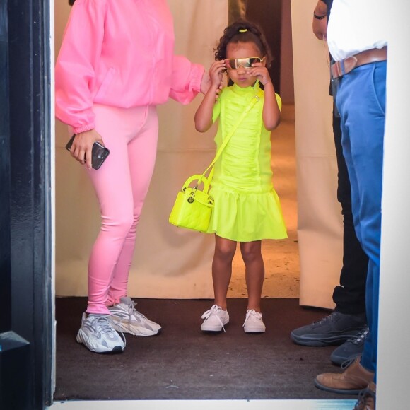 Kim Kardashian et sa fille North à New York, le 29 septembre 2018