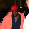 Exclusif - Kim Kardashian et son mari Kanye West arrivent à leur hôtel après avoir dîné à New York, le 29 septembre 2018