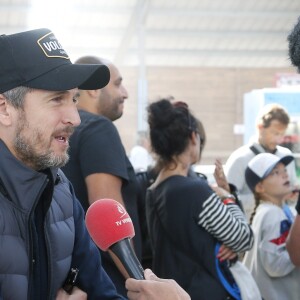 Exclusif - Guillaume Canet est le président et le parrain du 1er championnat du monde de cheval à deux pattes aux Herbiers, près de Nantes le 29 septembre 2018. Le "Horse Man" est une discipline venu de Finlande qui compte 10 000 licenciés. © Patrick Bernard / Bestimage