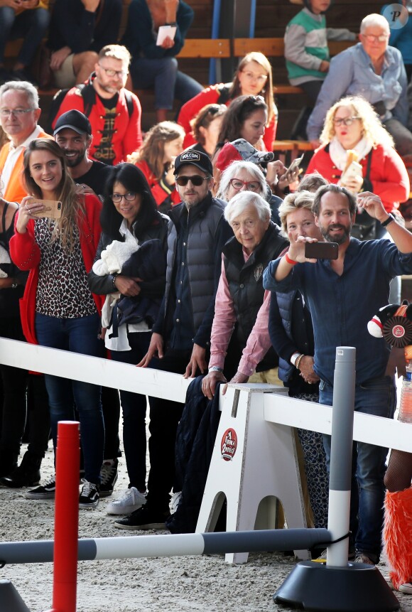 Exclusif - Guillaume Canet est le président et le parrain du 1er championnat du monde de cheval à deux pattes aux Herbiers, près de Nantes le 29 septembre 2018. Le "Horse Man" est une discipline venu de Finlande qui compte 10 000 licenciés. La compétition regroupe 55 équipes du monde entier représentants plus de 400 participants qui doivent participer à une épreuve de dressage et une de saut d'obstacle. © Patrick Bernard / Bestimage