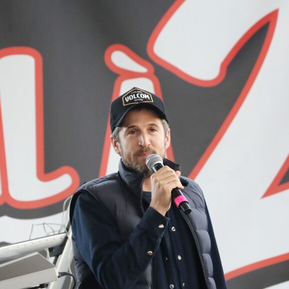 Exclusif - Guillaume Canet est le président et le parrain du 1er championnat du monde de cheval à deux pattes aux Herbiers, près de Nantes le 29 septembre 2018. Le "Horse Man" est une discipline venu de Finlande qui compte 10 000 licenciés. La compétition regroupe 55 équipes du monde entier représentants plus de 400 participants qui doivent participer à une épreuve de dressage et une de saut d'obstacle. © Patrick Bernard / Bestimage