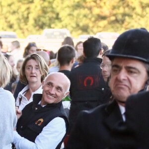Exclusif - Guillaume Canet est le président et le parrain du 1er championnat du monde de cheval à deux pattes aux Herbiers, près de Nantes le 29 septembre 2018. Le "Horse Man" est une discipline venu de Finlande qui compte 10 000 licenciés. © Patrick Bernard / Bestimage