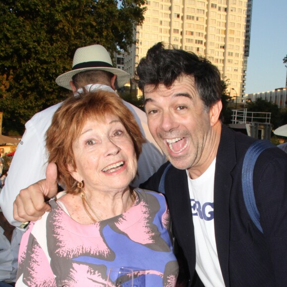 Marion Game et Stéphane Plaza - 6ème édition du Trophée de la Pétanque Gastronomique au Paris Yacht Marina à Paris, France, le 28 juin 2018. © Philippe Baldini/Bestimage