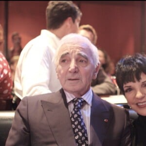 EXCLUSIF - Charles Aznavour et Liza Minelli à New York en 2009.