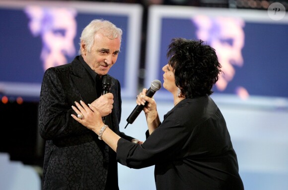 EXCLUSIF - Charles Aznavour et Liza Minelli à Paris en 2004.