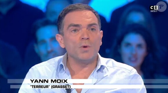 Yann Moix dans l'émission "Salut les terriens" le 7 janvier 2017