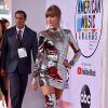 Taylor Swift à la soirée 2018 American Music Awards au théâtre Microsoft à Los Angeles, le 9 octobre 2018