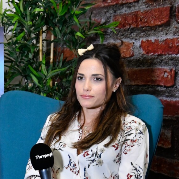 Exclusif - Capucine Anav en interview pour Purepeople à Levallois-Perret le 10 octobre 2018. 